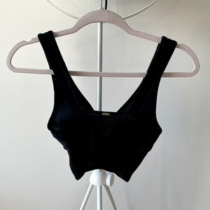 Gilly Hicks velvet bralette